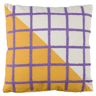 Pude Joron Gul, Violet 40x40 cm