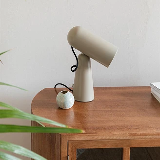Bordlampe Charlan Beige