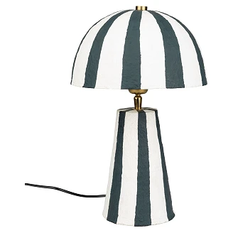 Bold Monkey Bordlampe Zebra Beta Hvid, Sort