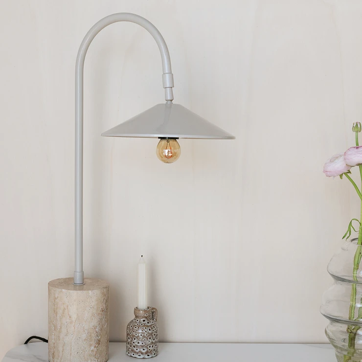 Bordlampe Varell Hvid