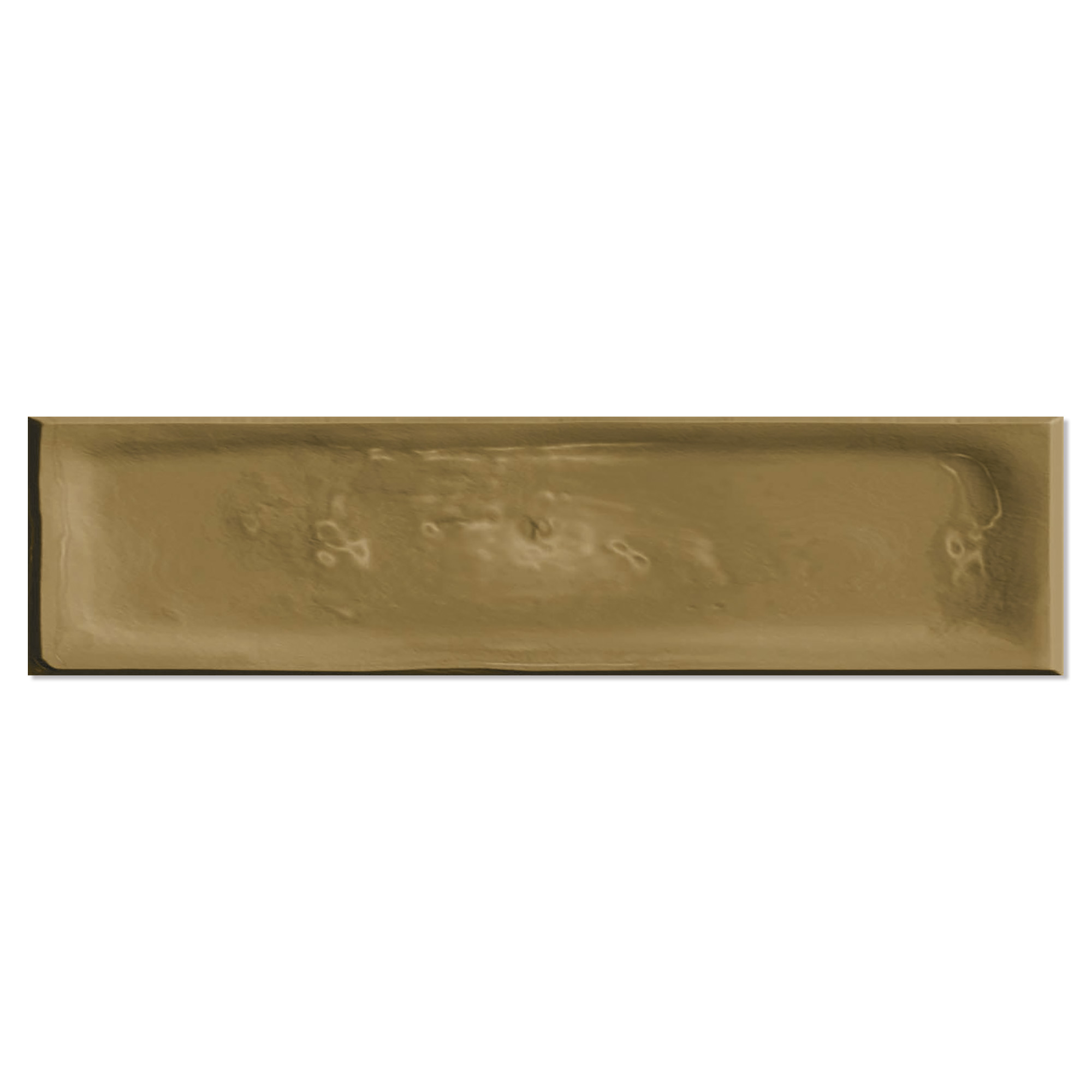Vægflise Handform Guld Mat-Relief 7.5x30 cm