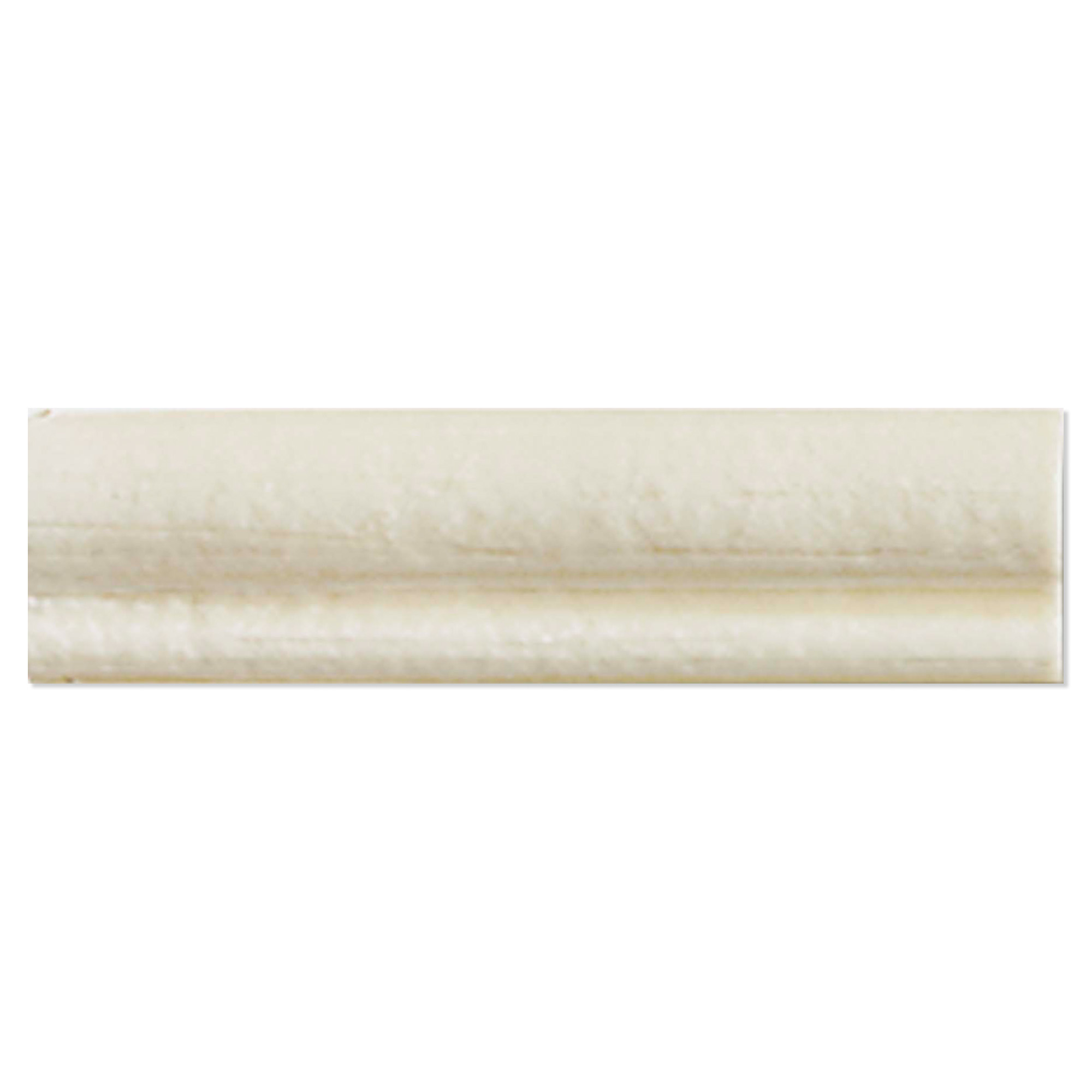 Dekor Vægflise Smycke Perlehvid Blank 4x15 cm