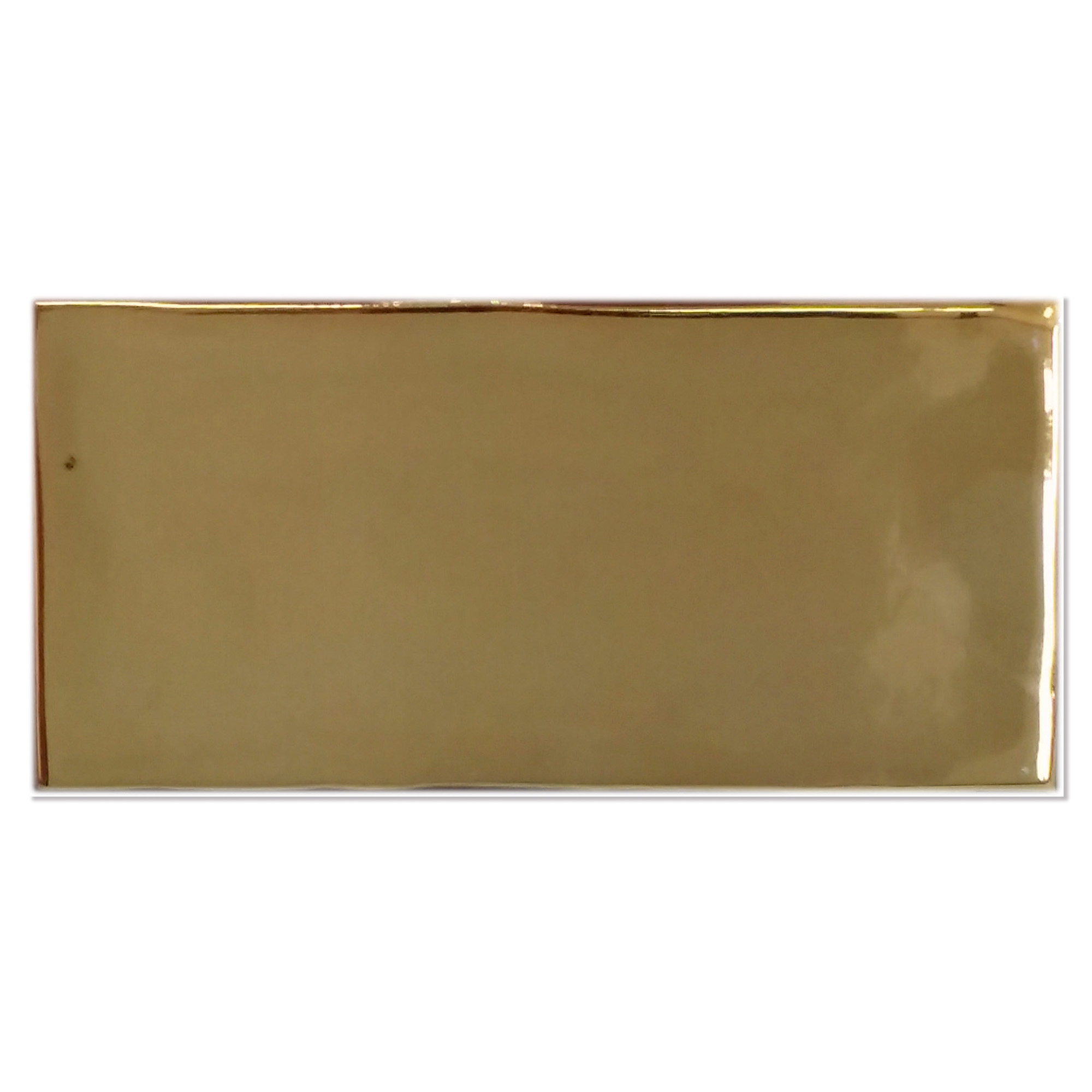 Vægflise Handform Guld Blank-Relief 7.5x15 cm