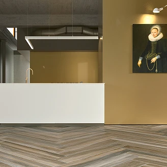Unicomstarker Træklinker <strong>Wooden</strong>  Olive Mat 20x120 cm