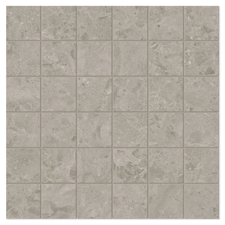 Unicomstarker Mosaik Klinker Blooming Stone Lys Ler Mat 30x30 (5x5) cm