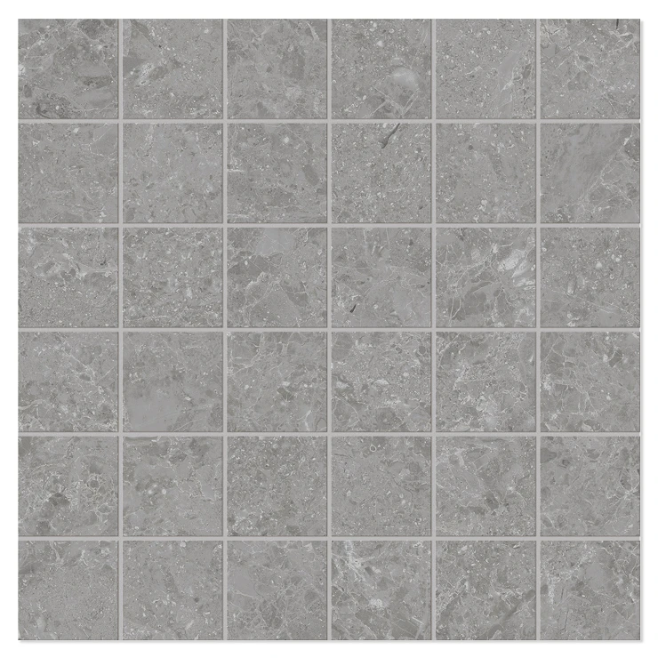 Unicomstarker Mosaik Klinker Blooming Stone Tåget Grå Mat 30x30 (5x5) cm