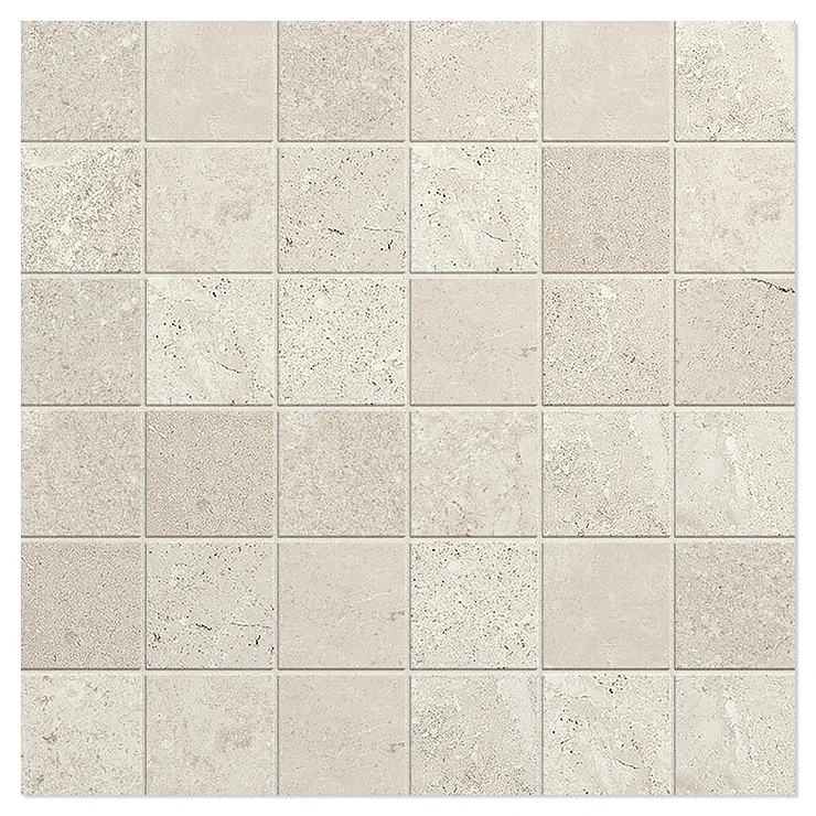 Unicomstarker Mosaik Klinker Chateaux Perle Mat 30x30 (4.7x4.7) cm