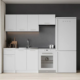 Køkken Porto Hvid 180 cm med Bordplade