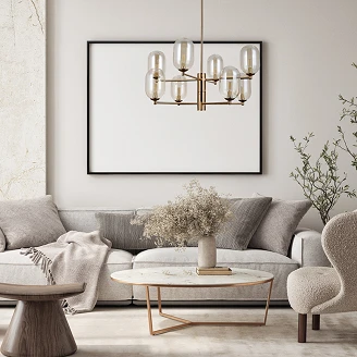 Hængende Lampe Perlano Octa Antikbronze Blank