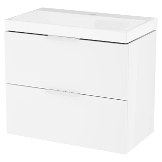 Underskab Blanche Hvid Blank 65 cm med Håndvask