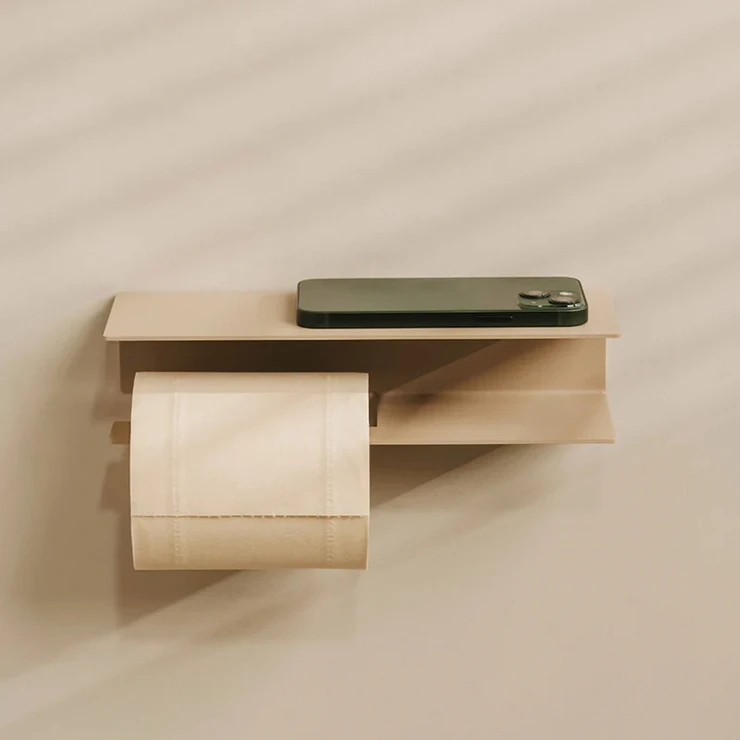 Toiletpapirholder Sommardopp 23 cm Beige