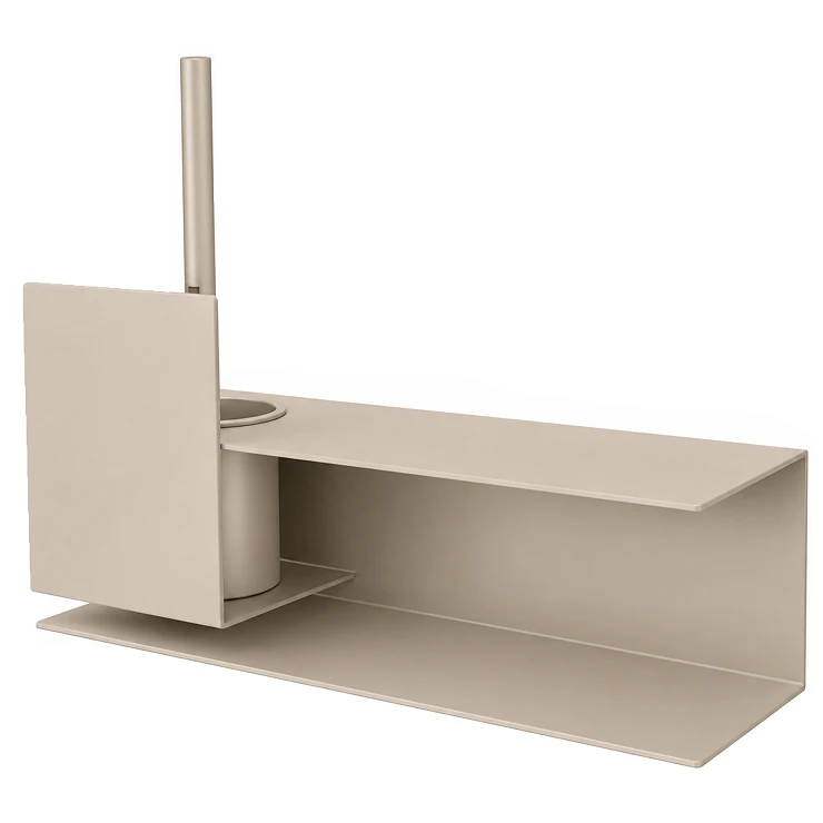Toiletbørste Sommardopp 37 cm Beige