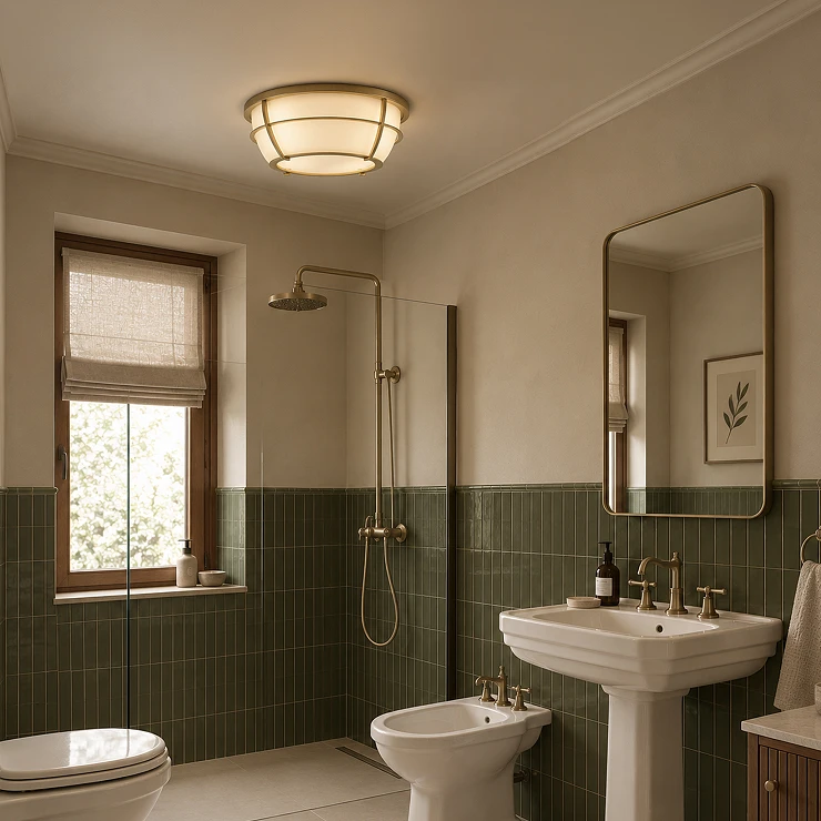 Quoizel Loftlampe Duo Chance Malet Naturmessing