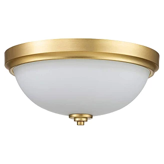 Feiss Loftlampe Duo Malibu Beta Børstet Messing