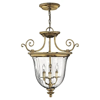 Hinkley Hængende Lampe Trio Cambridge Beta Poleret Bronze