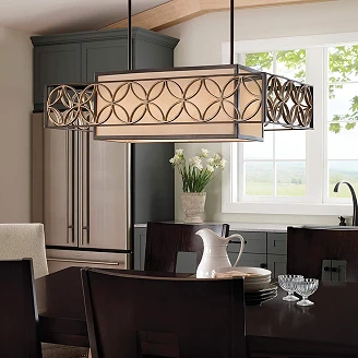 Feiss Hængende Lampe Quadra Remy Beta Heritage-Bronze, Parisisk Guld