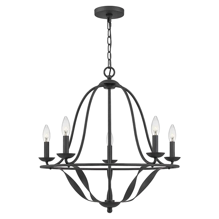 Quoizel Hængende Lampe Penta Bradbury Grå Ask