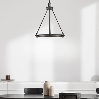 Hinkley Hængende Lampe Quadra Collier Sort Oxid