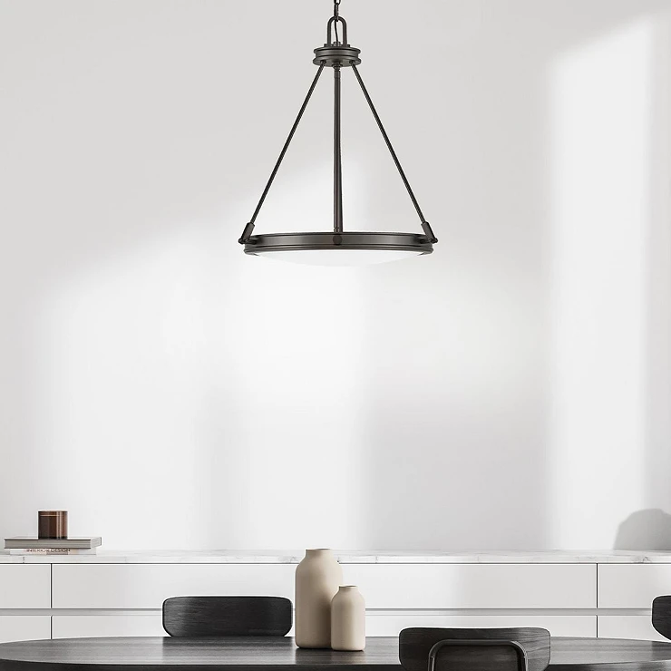 Hinkley Hængende Lampe Quadra Collier Sort Oxid