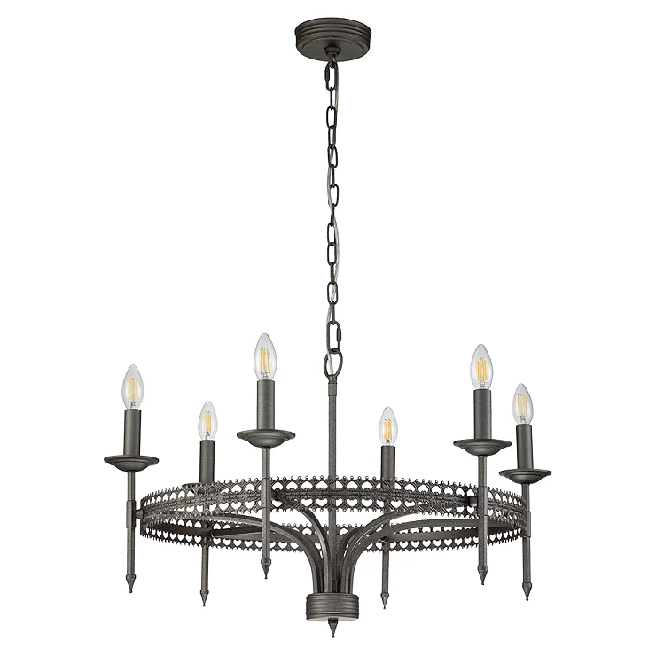 Elstead Hængende Lampe Hexa Crown Beta Jernport