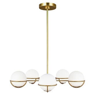 Feiss Hængende Lampe Penta Apollo Beta Messing