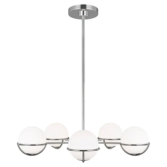 Feiss Hængende Lampe Penta Apollo Beta Sølv