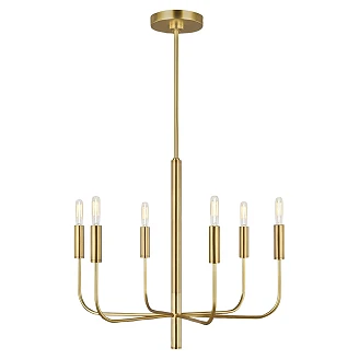 Feiss Hængende Lampe Hexa Brianna Poleret Bronze