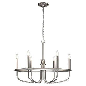 Kichler Hængende Lampe Hexa Capitol Hill Børstet Nikkel