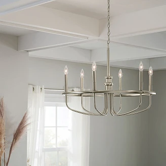 Kichler Hængende Lampe Hexa Capitol Hill Børstet Nikkel