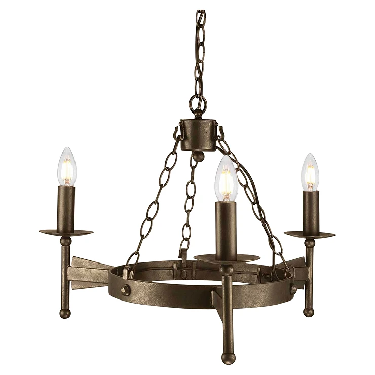 Elstead Hængende Lampe Trio Cromwell Beta Gammel Bronze