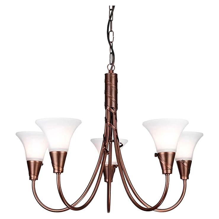 Elstead Hængende Lampe Penta Emily Kobberpatina