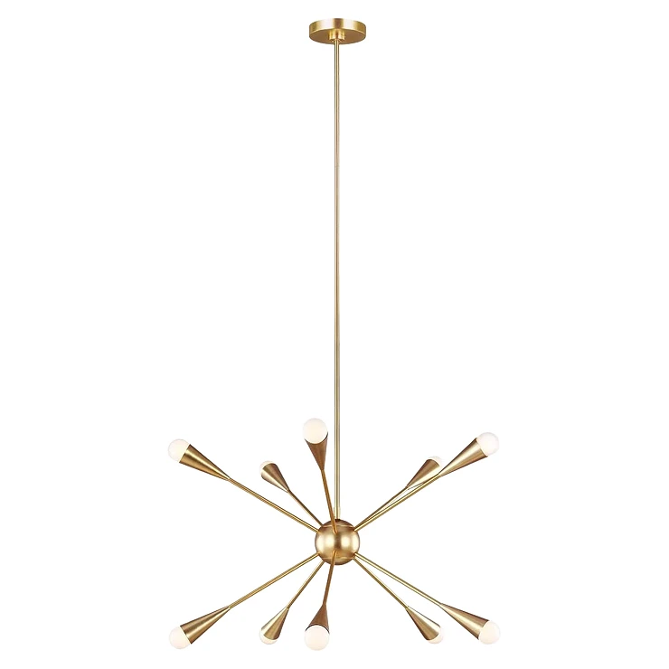 Feiss Hængende Lampe Deca Jax Poleret Bronze