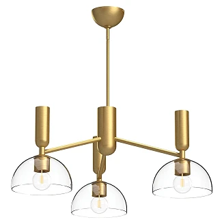 Alora Mood Hængende Lampe Trio Jude Børstet Guld