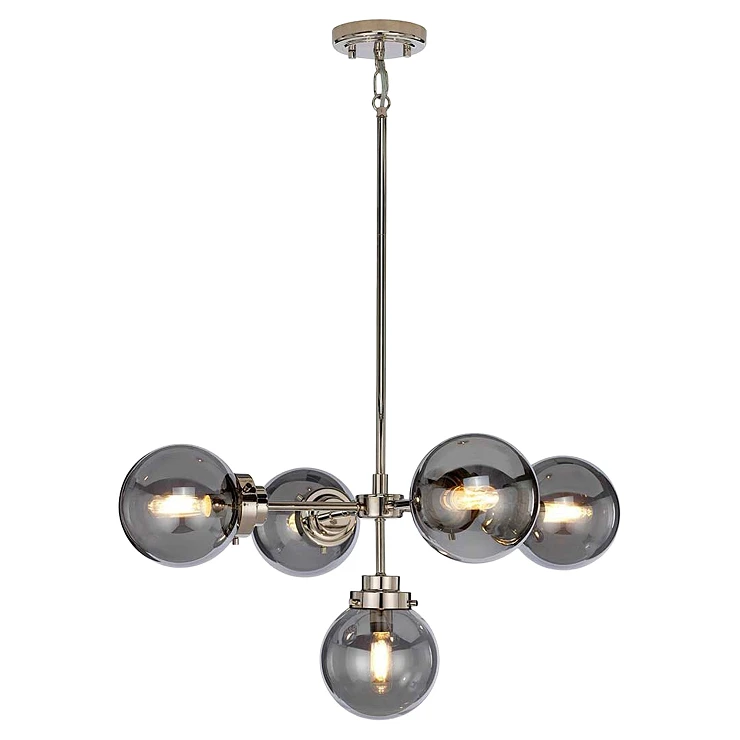 Elstead Hængende Lampe Penta Kula Poleret Nikkel