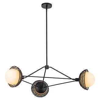 Alora Mood Hængende Lampe Trio Perth Mat Sort