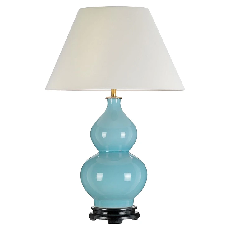 Designer's Lightbox Bordlampe Harbin Andeægsblå