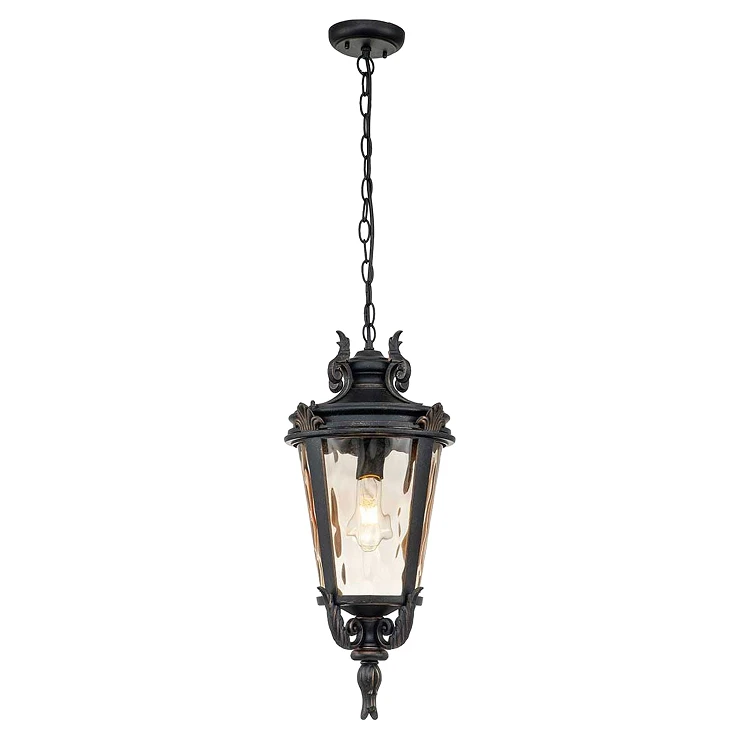 Elstead Hængende Lampe L Baltimore Beta Väderbiten Bronze