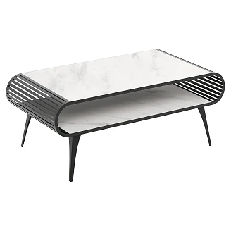 Soffbord Yukon Bianco Marmor 120 cm