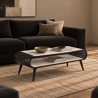 Soffbord Yukon Bianco Marmor 120 cm
