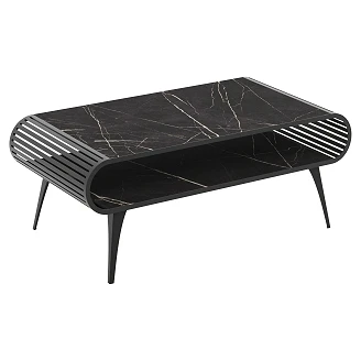 Soffbord Yukon Svart Grigia Pietra 120 cm