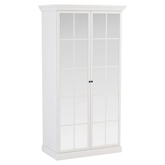 Garderobeskab Halma Hvid Opal, Artisan Eg 55.5x102.5 cm