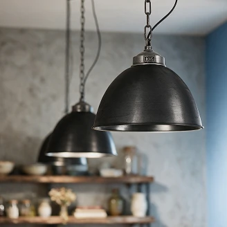 KS Verlichting Pendel II Loft Antracit Ø33 cm