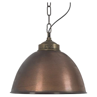 KS Verlichting Pendel II Loft Bronze, Kobber Ø33 cm