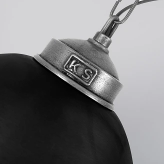 KS Verlichting Pendel II Loft Sort Ø33 cm
