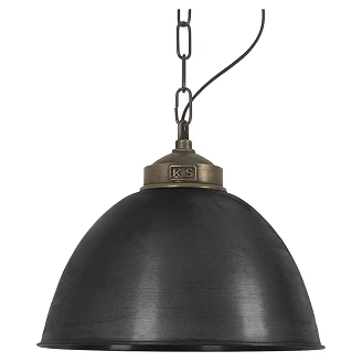 KS Verlichting Pendel II Loft Bronze, Antracit Ø33 cm