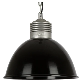 KS Verlichting Pendel Loft Højglans Sort Ø33 cm