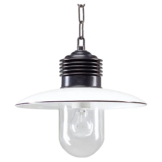 KS Verlichting Pendel Ampere Sort, Hvid Ø31 cm
