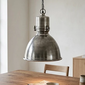 KS Verlichting Pendel Dipper Antik Sølv Ø29 cm