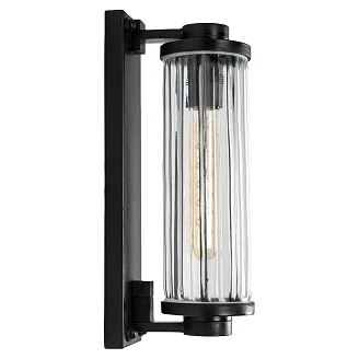 KS Verlichting Væglampe Porter Antik Sort