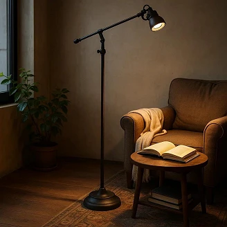 KS Verlichting Gulvlampe Indigo Sort